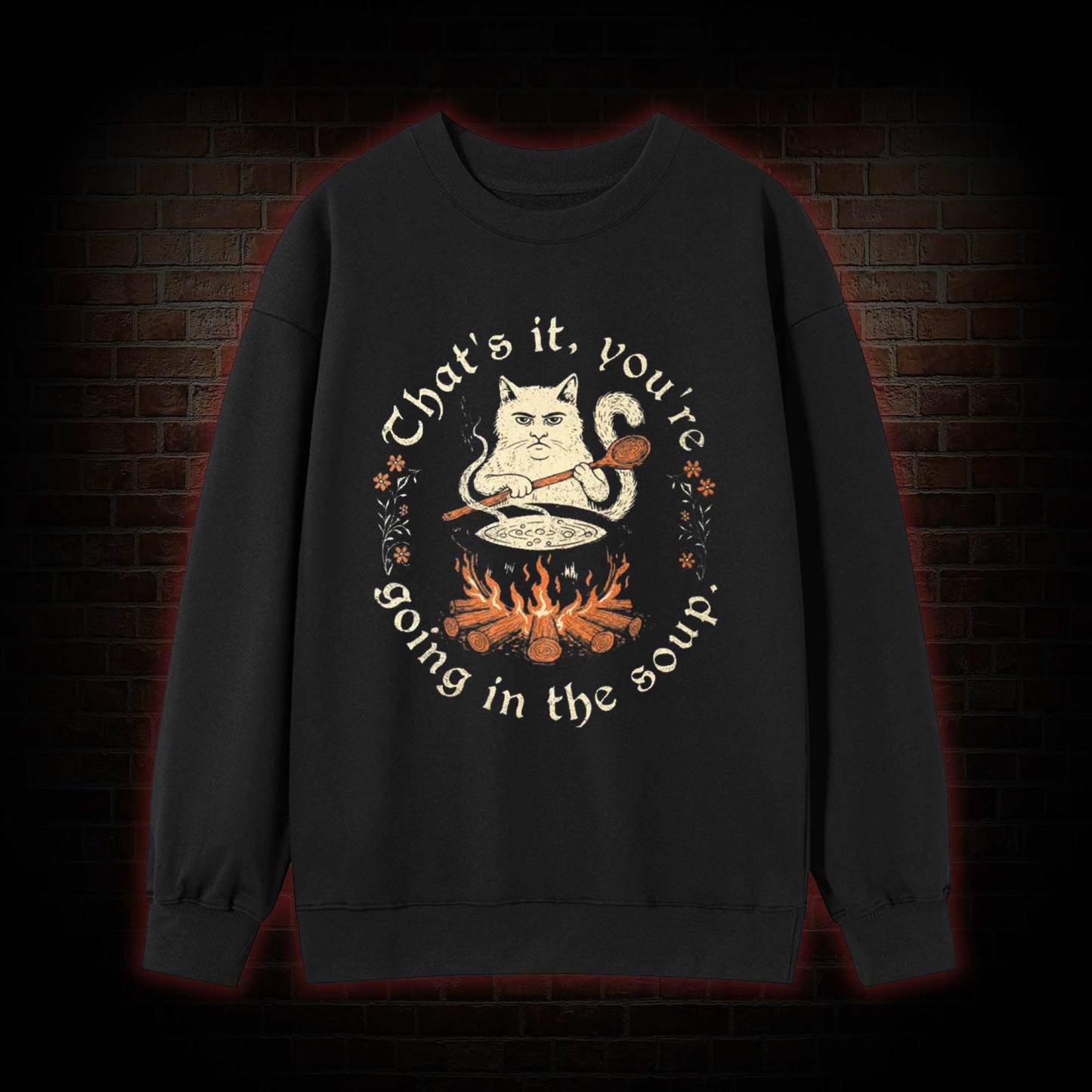 Weird Medieval Cat Sweatshirt