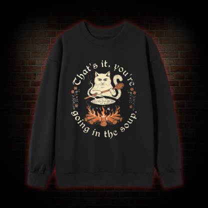 Weird Medieval Cat Sweatshirt