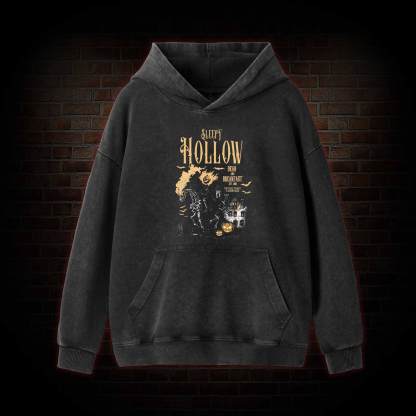 Comfort Colors Sleepy Hollow Halloween Washed Hoodie