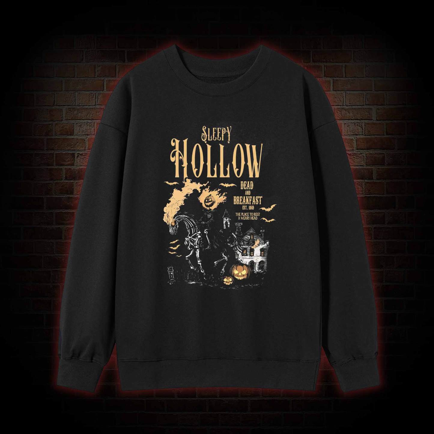 Comfort Colors Sleepy Hollow Halloween Sweatshirt