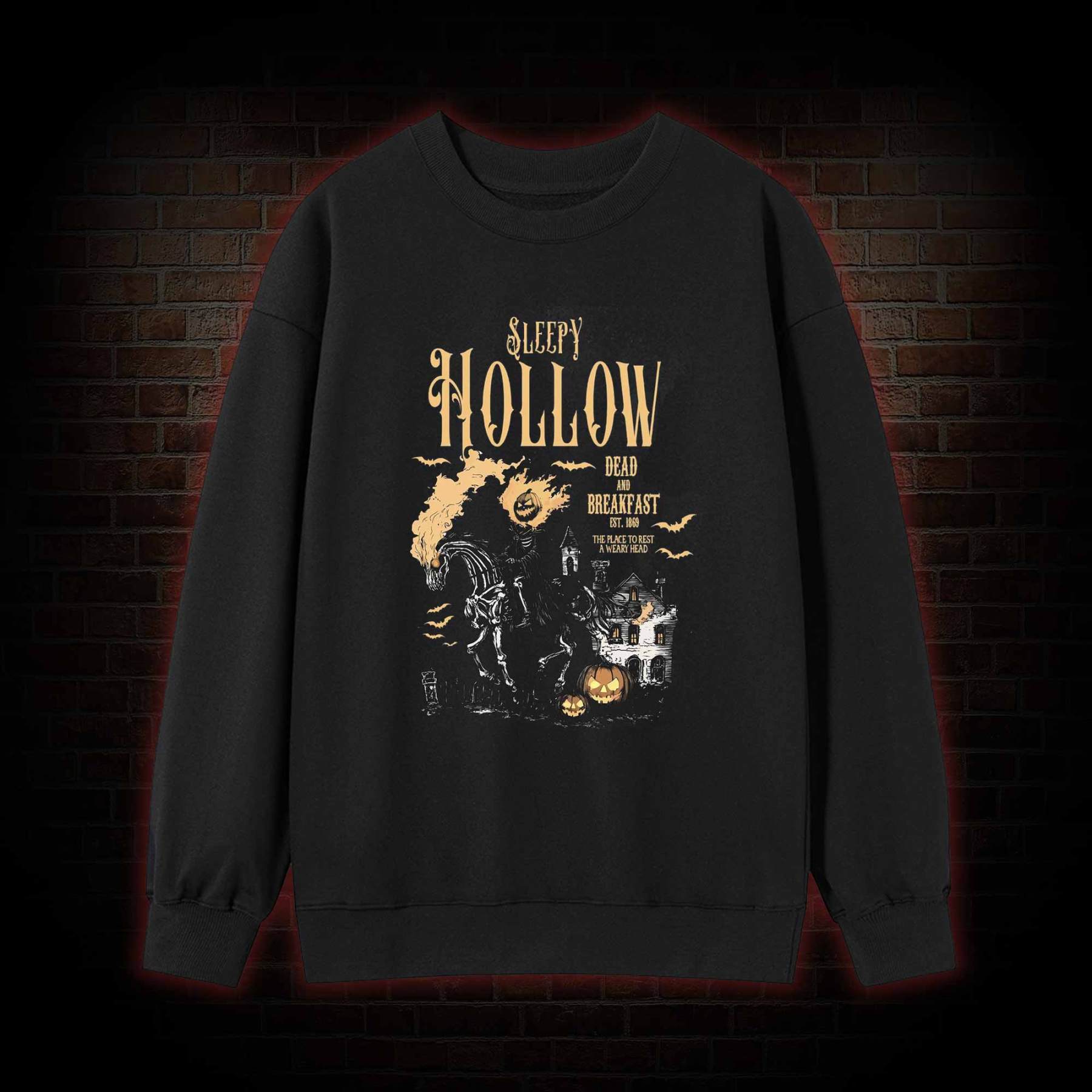 Comfort Colors Sleepy Hollow Halloween Sweatshirt
