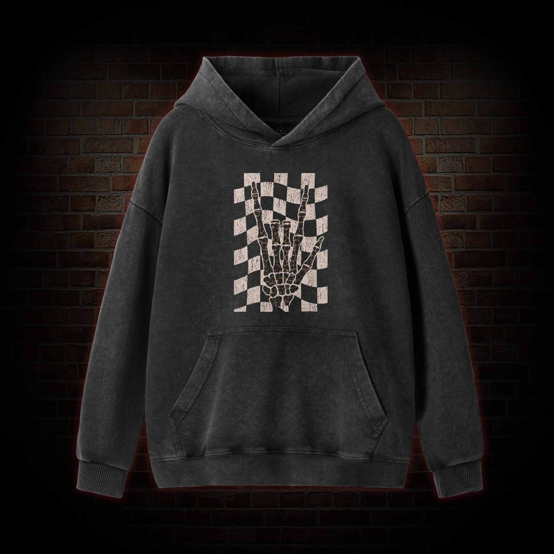 Skeleton Hand Washed Hoodie