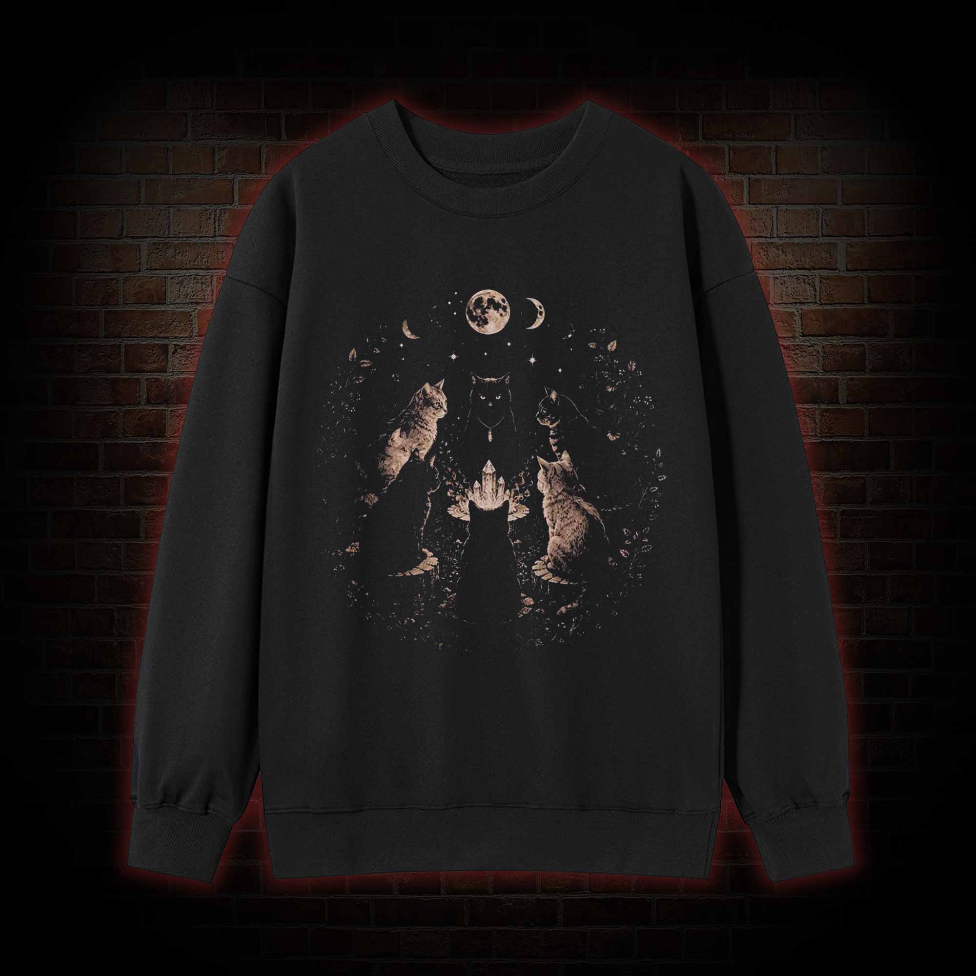 Cat Coven Meeting Sweatshirt