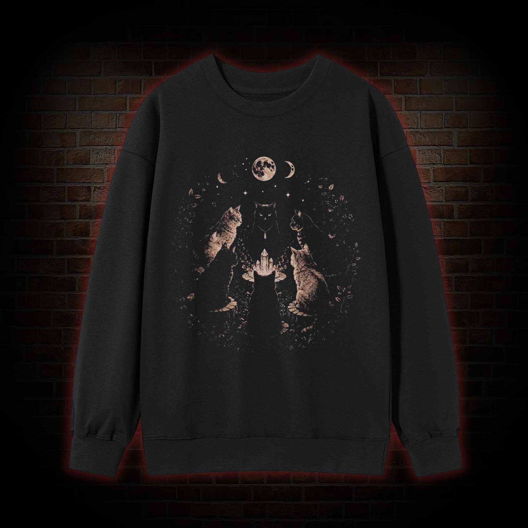 Cat Coven Meeting Sweatshirt