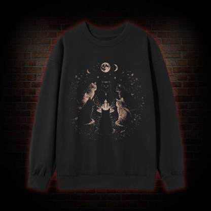 Cat Coven Meeting Sweatshirt