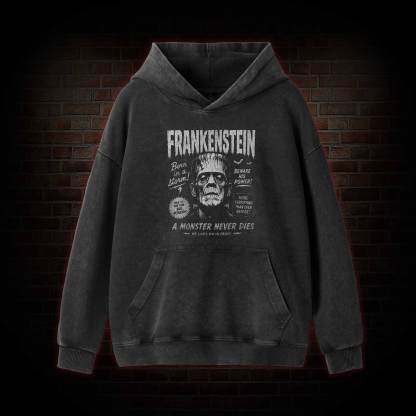 Born in a Storm Washed Hoodie