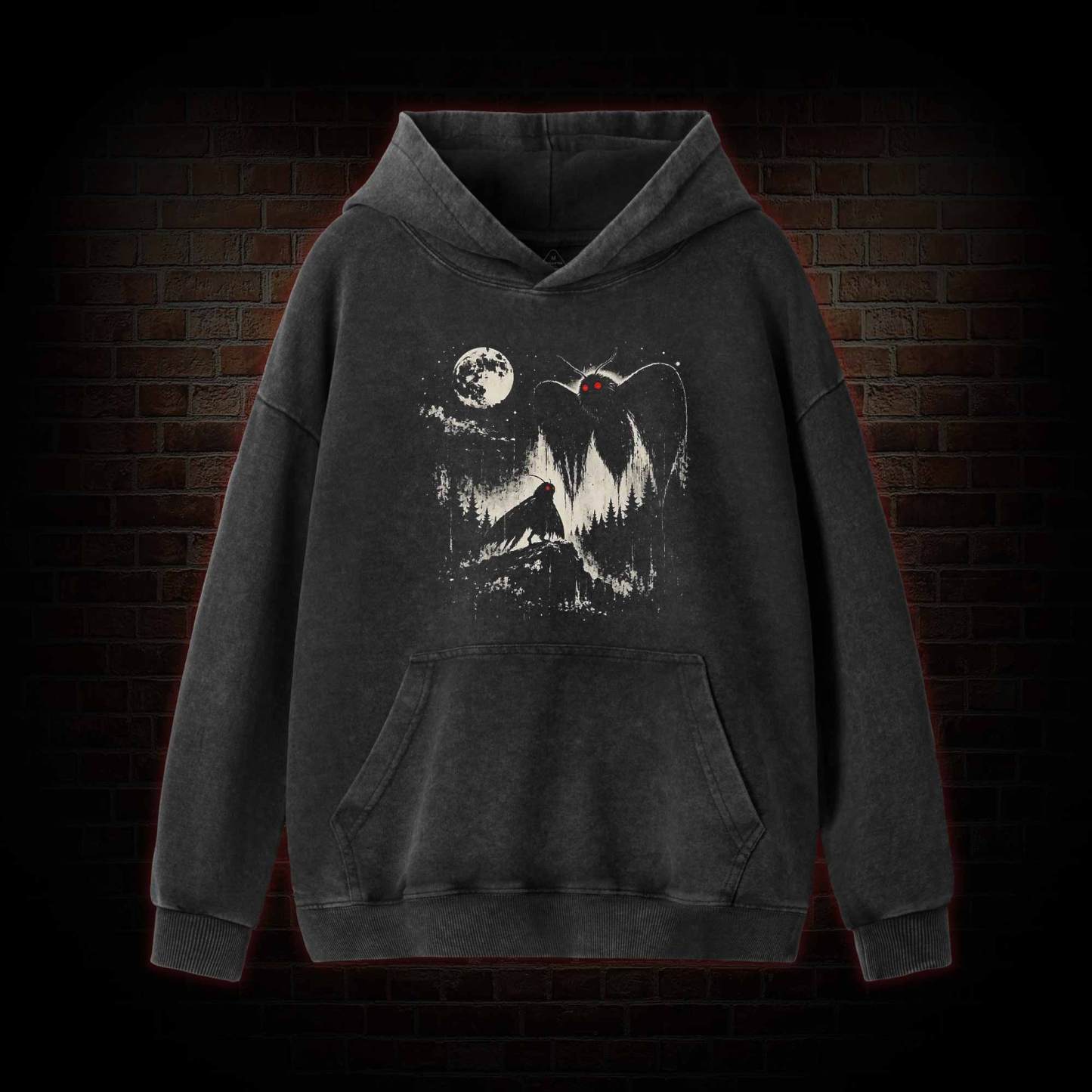 Mothman Washed Hoodie