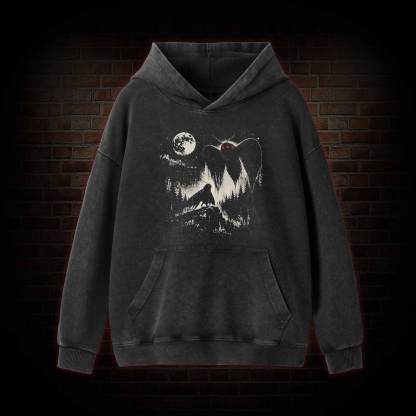 Mothman  Washed Hoodie
