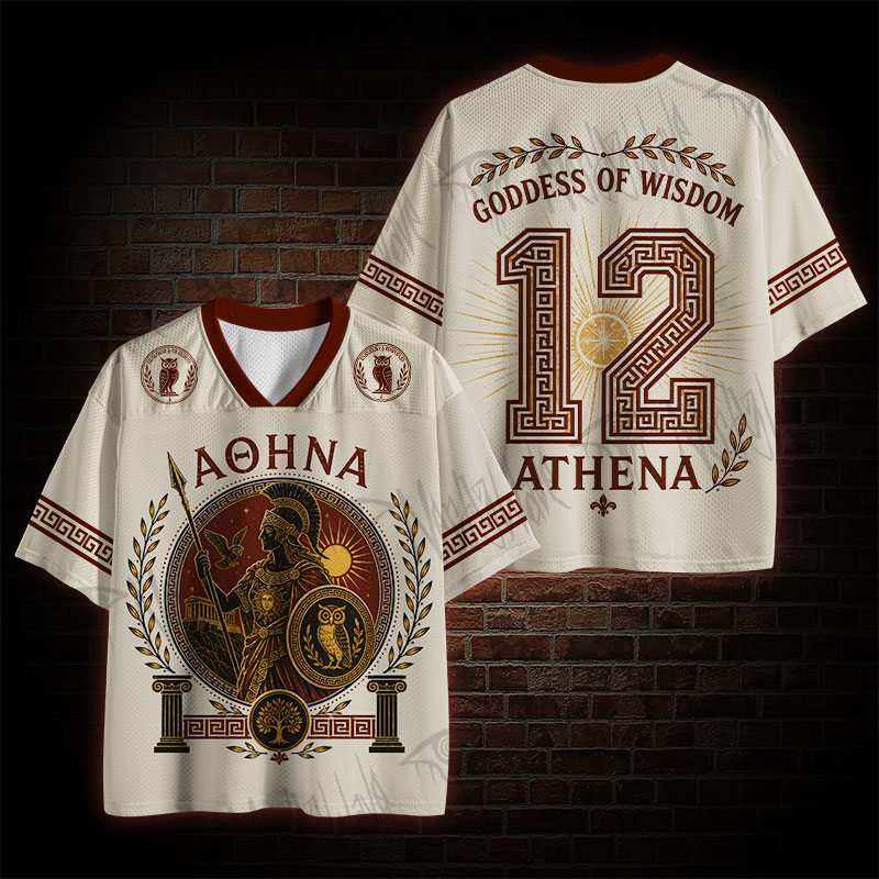Athena Goddess of Wisdom Mesh Jersey