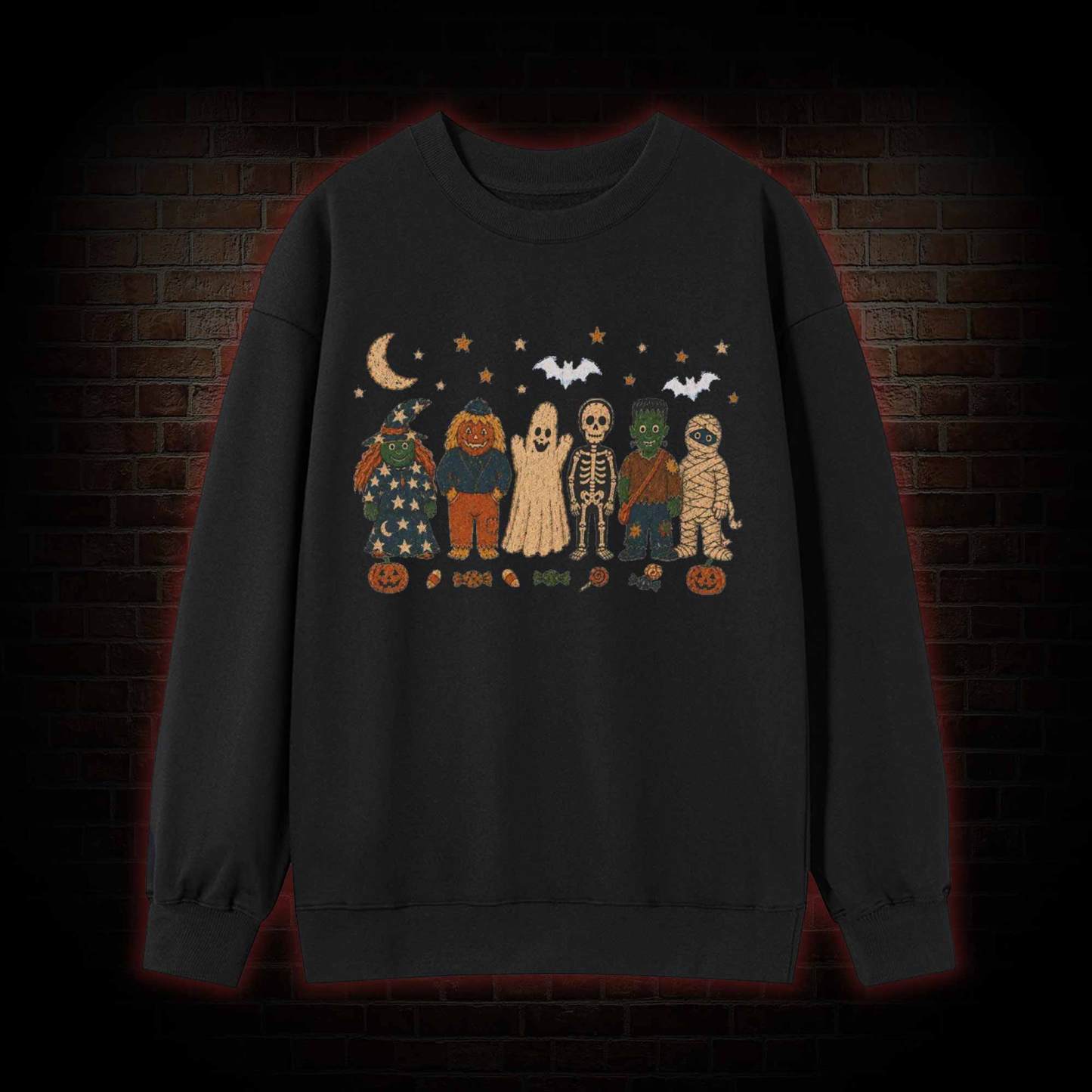 Halloween Monsters Sweatshirt