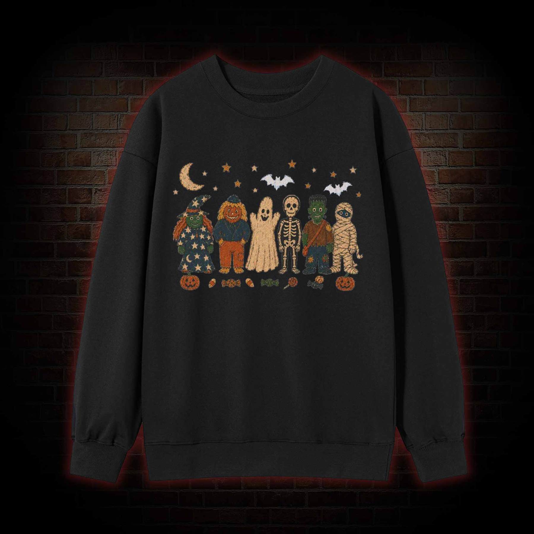 Halloween Monsters Sweatshirt