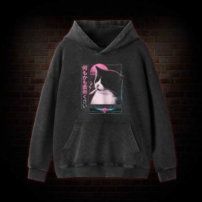 It's all So Tiresome Washed Hoodie