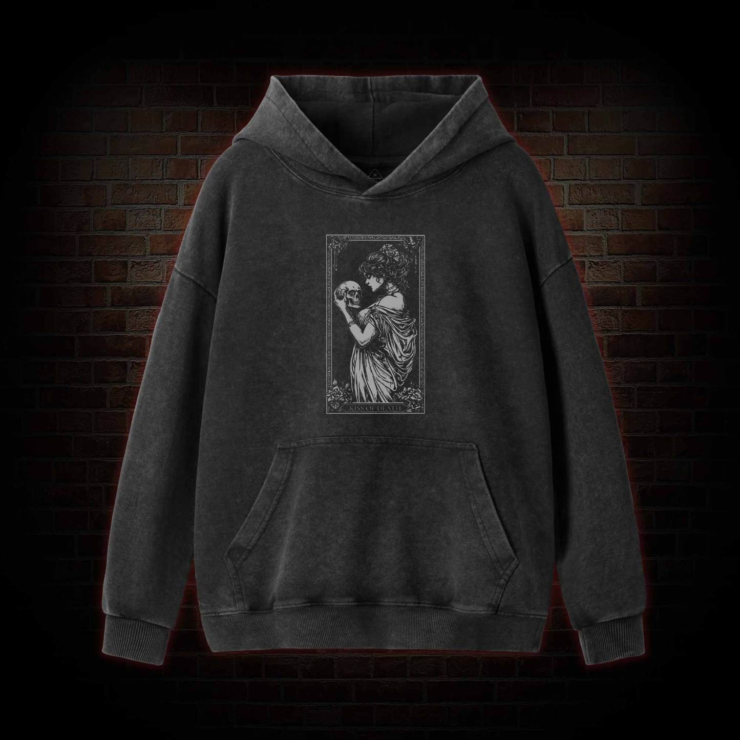 Kiss of Death Sweatshirt Washed Hoodie
