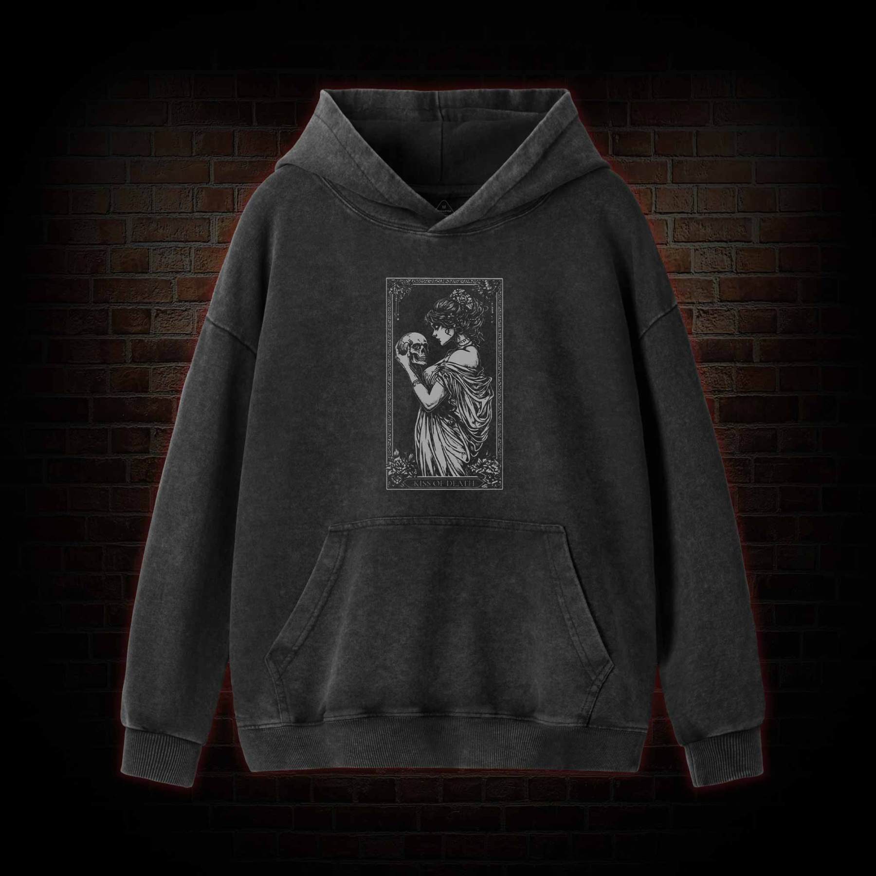 Kiss of Death Sweatshirt Washed Hoodie