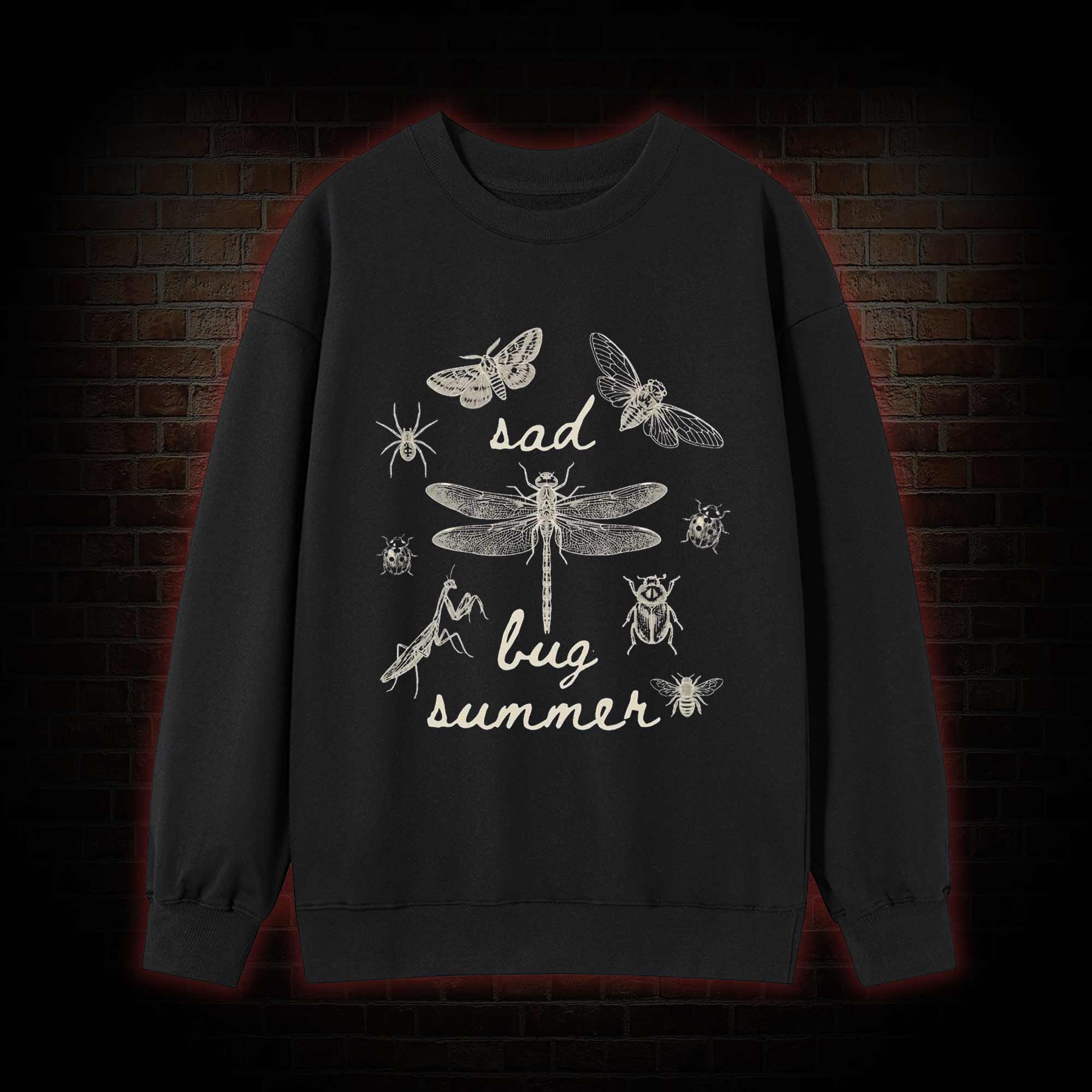Sad Bug Summer Sweatshirt