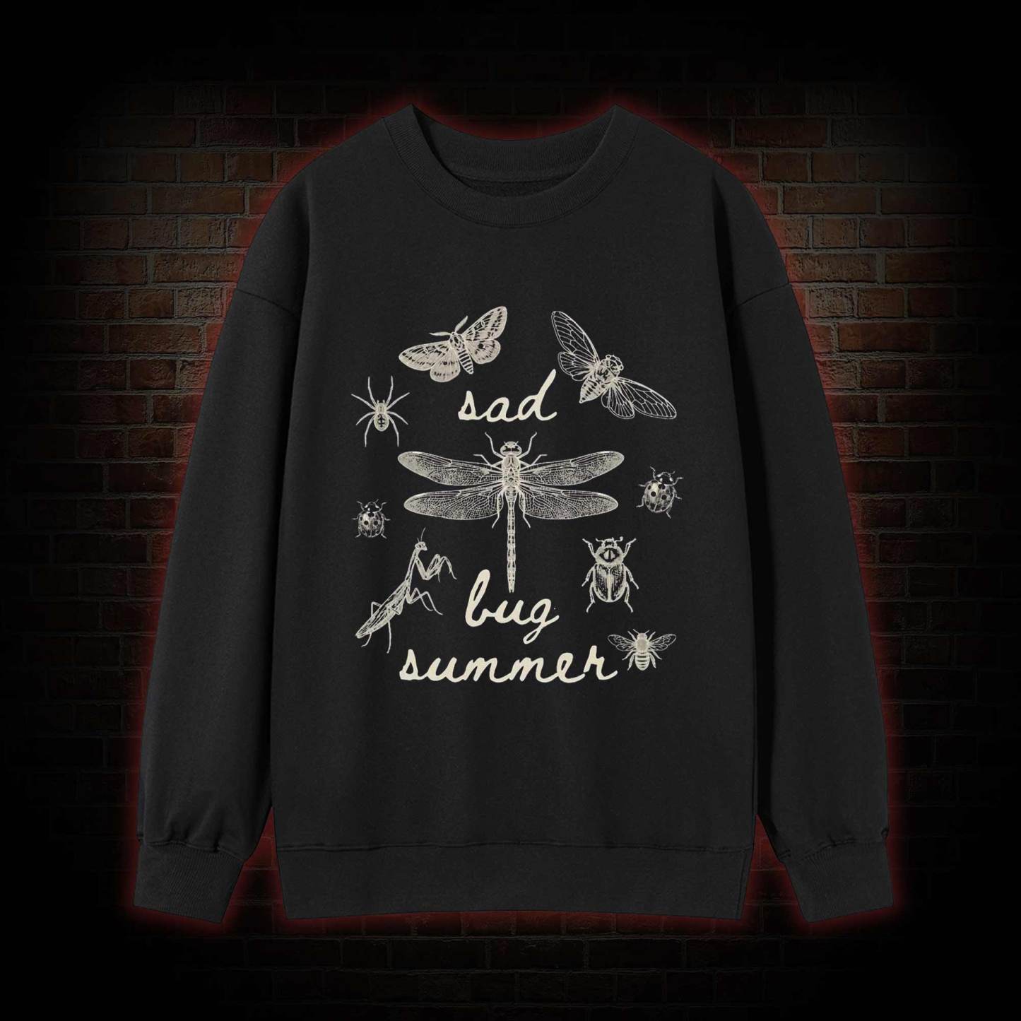 Sad Bug Summer Sweatshirt