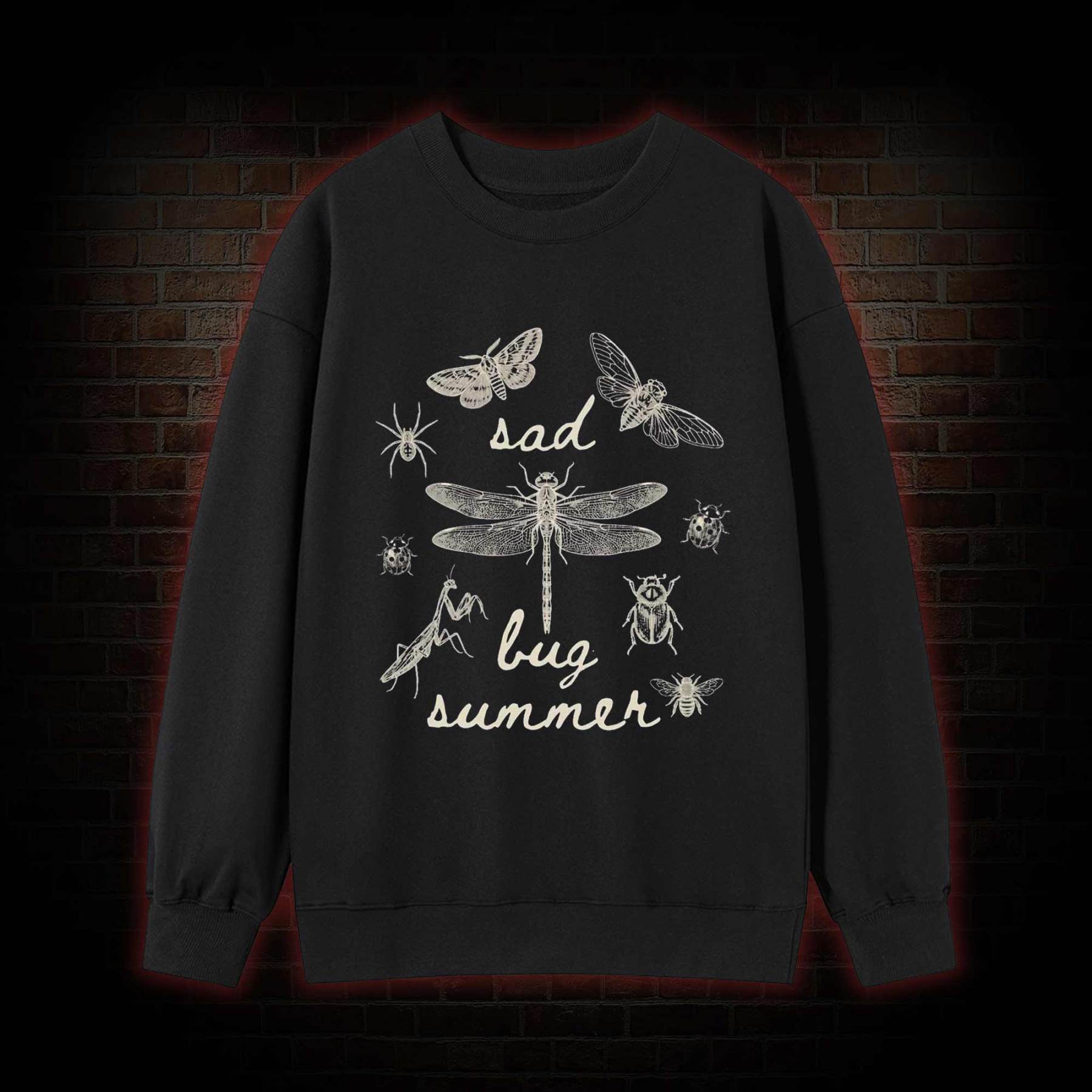 Sad Bug Summer Sweatshirt