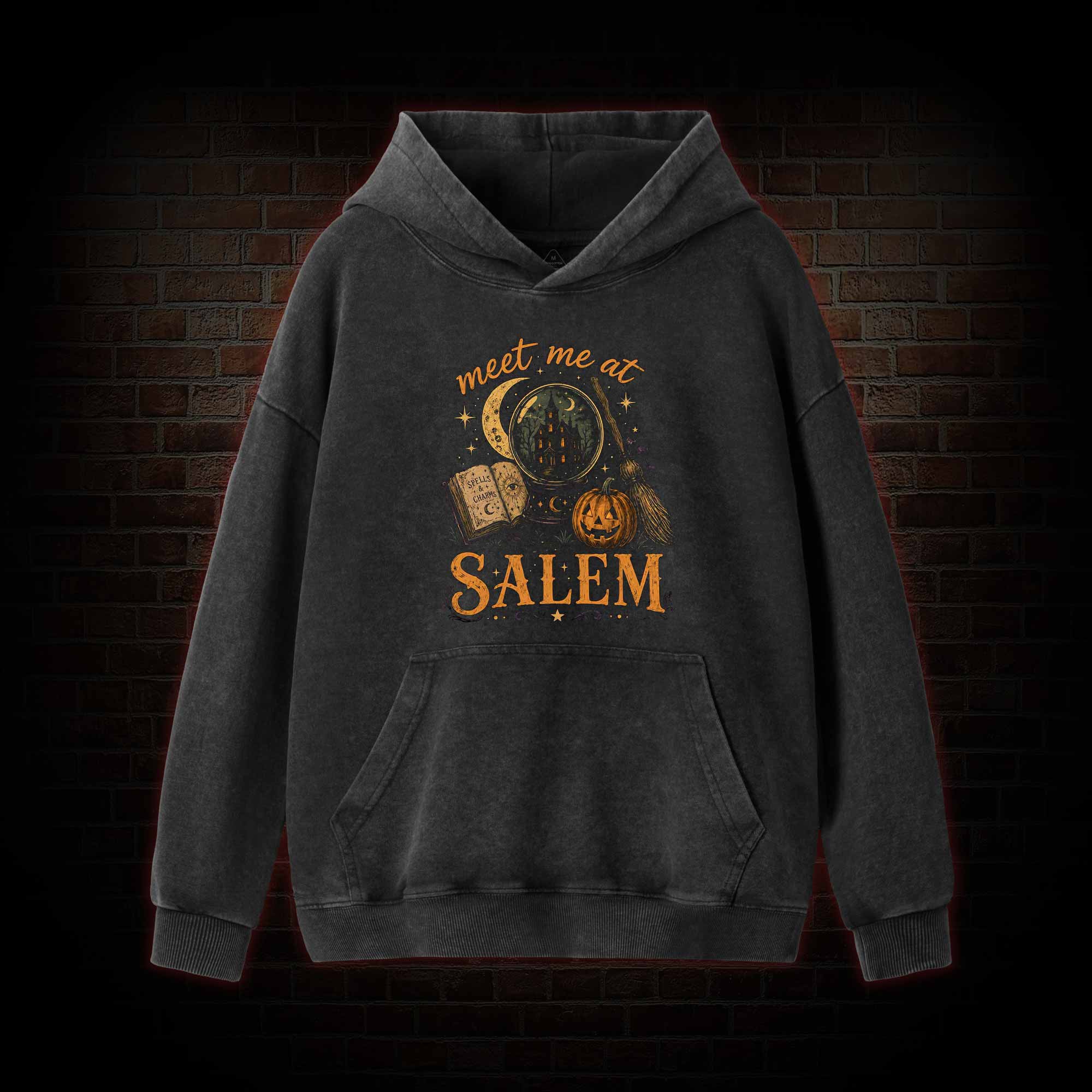 Meet Me at Salem Washed Hoodie