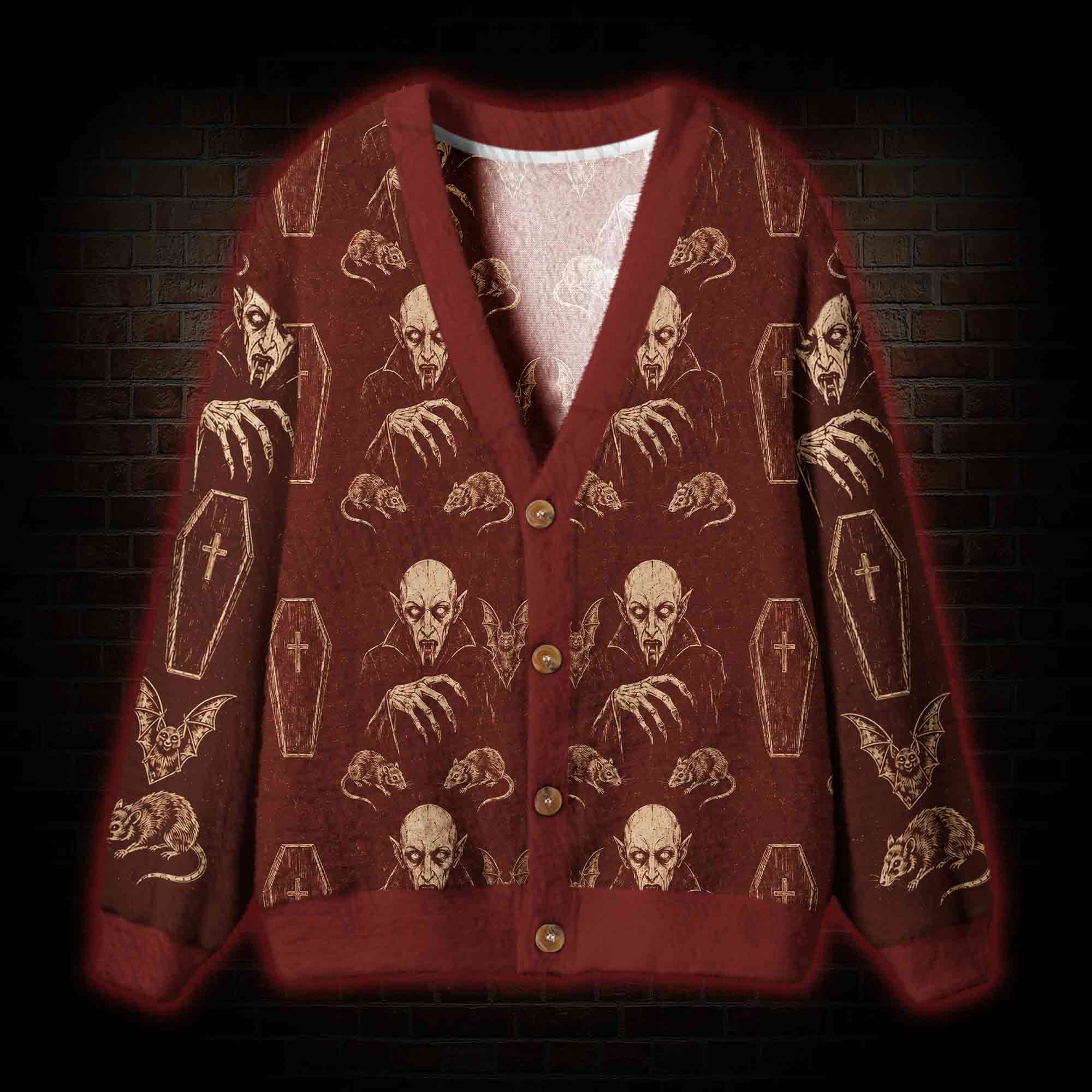 Monsters Cardigan Sweater