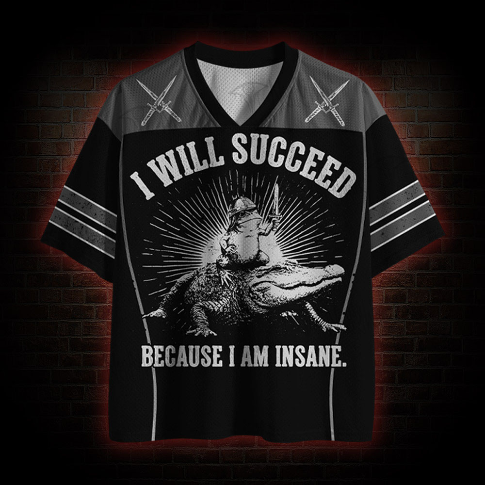 I Will Succeed Meme Mesh Jersey