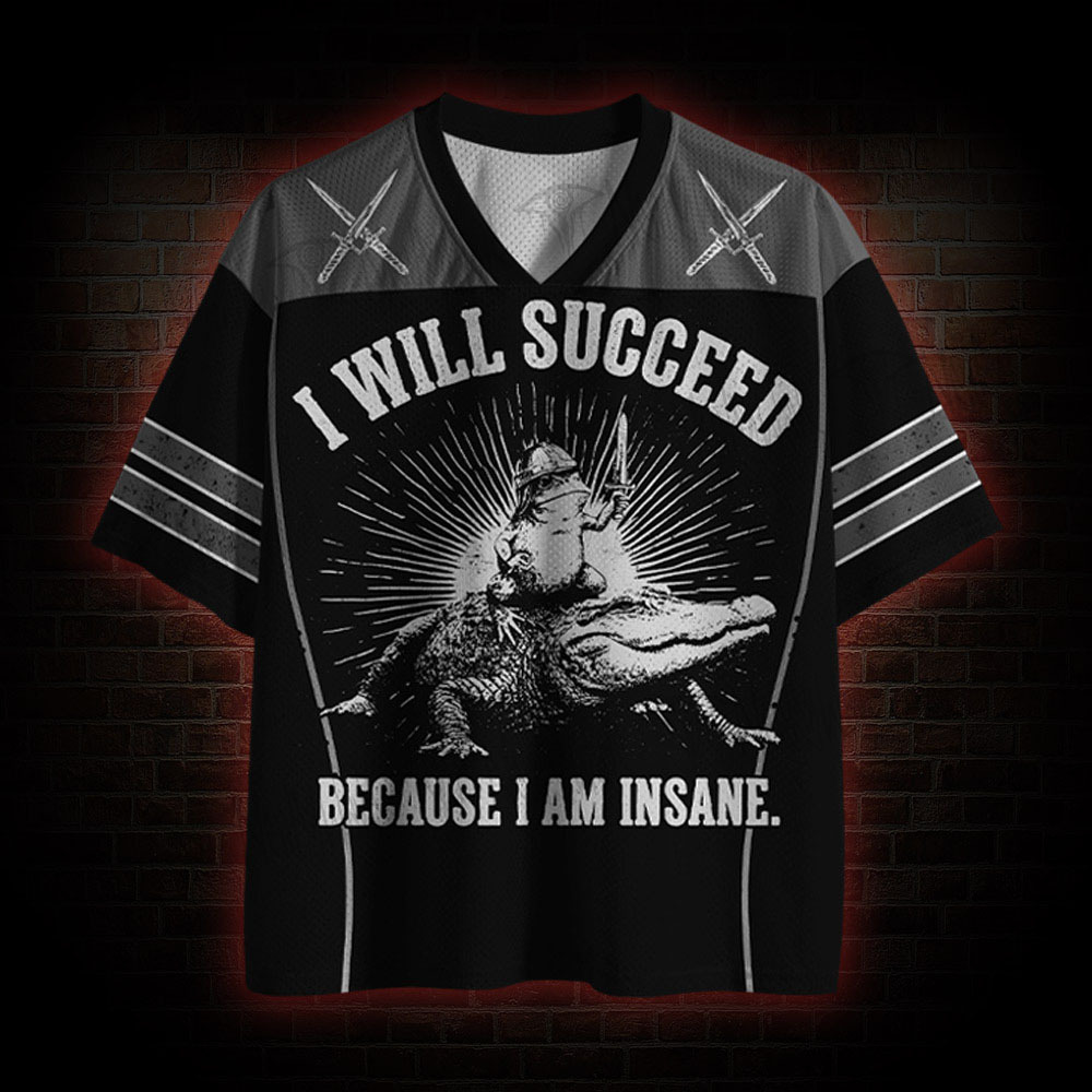 I Will Succeed Meme Mesh Jersey