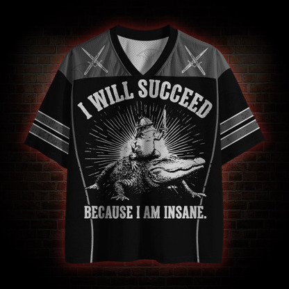 I Will Succeed Meme Mesh Jersey