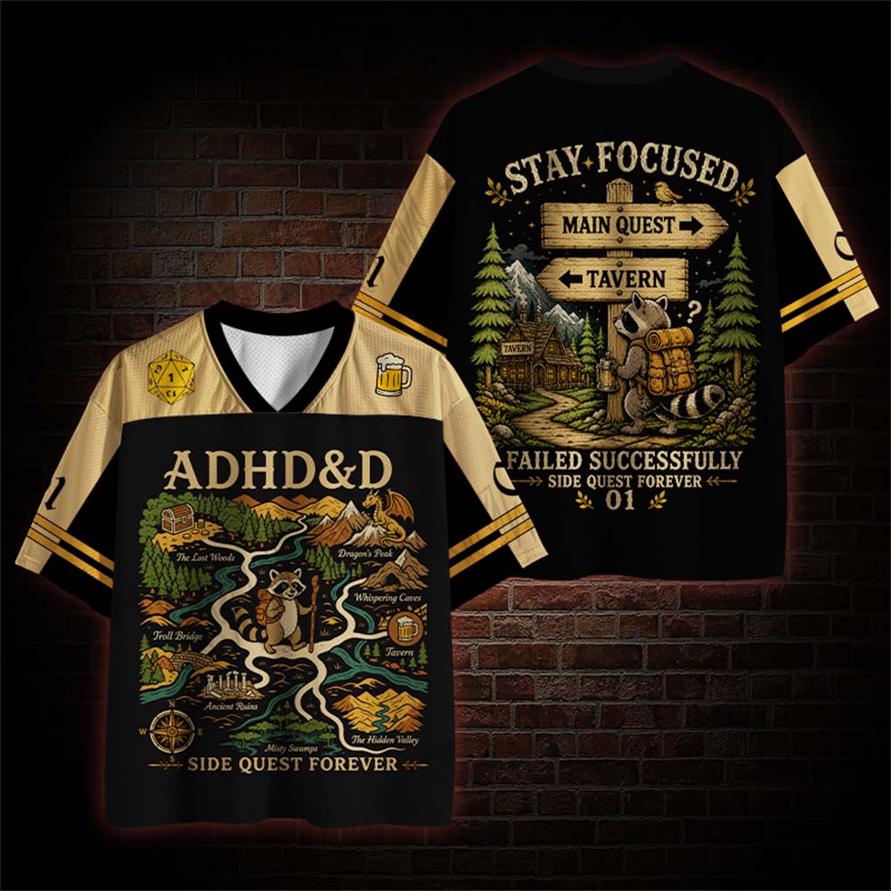 ADHD&D Side Quest Forever Mesh Jersey