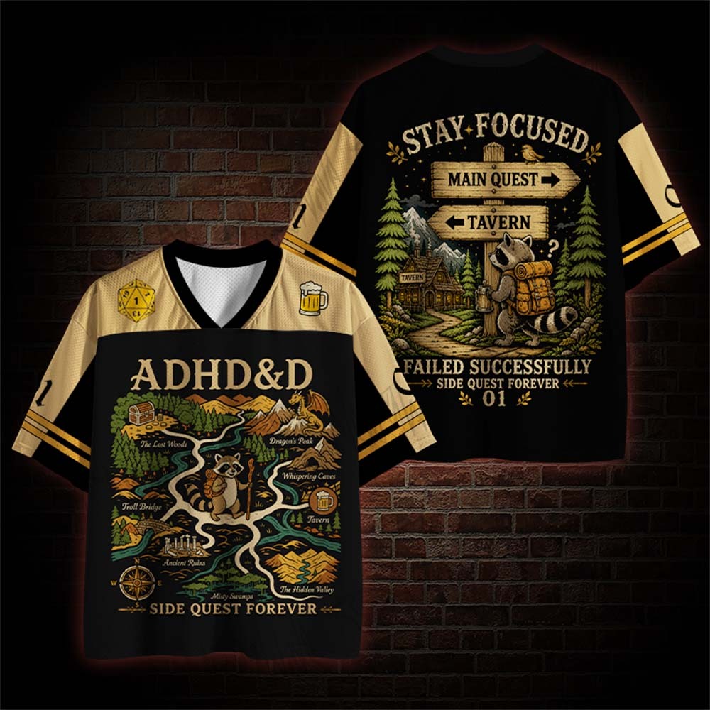 ADHD&D Side Quest Forever Mesh Jersey