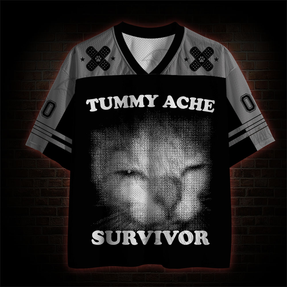 Tummy Ache Survivor Cat Mesh Jersey