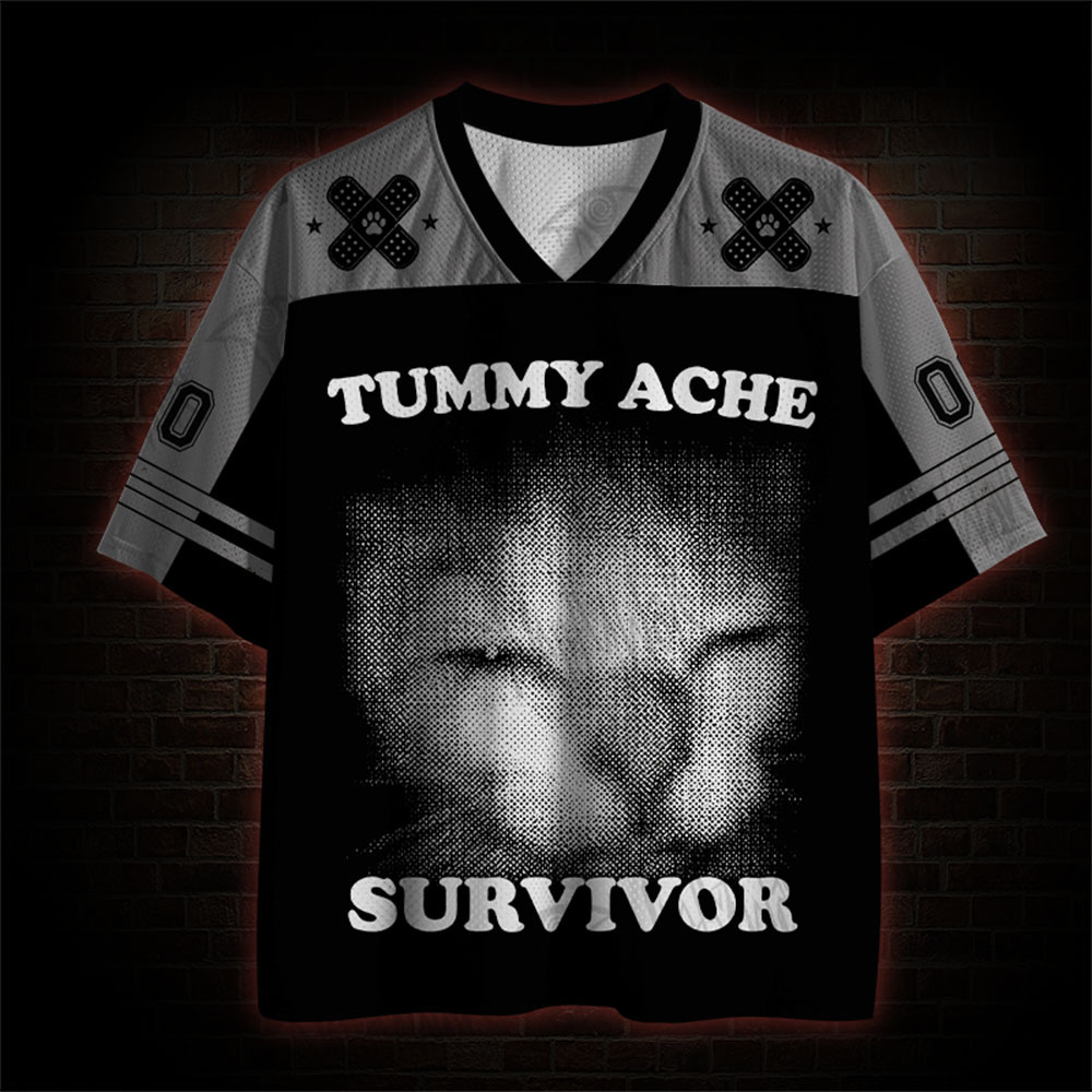 Tummy Ache Survivor Cat Mesh Jersey