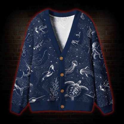 Deep Sea Jellyfish Cardigan Sweater