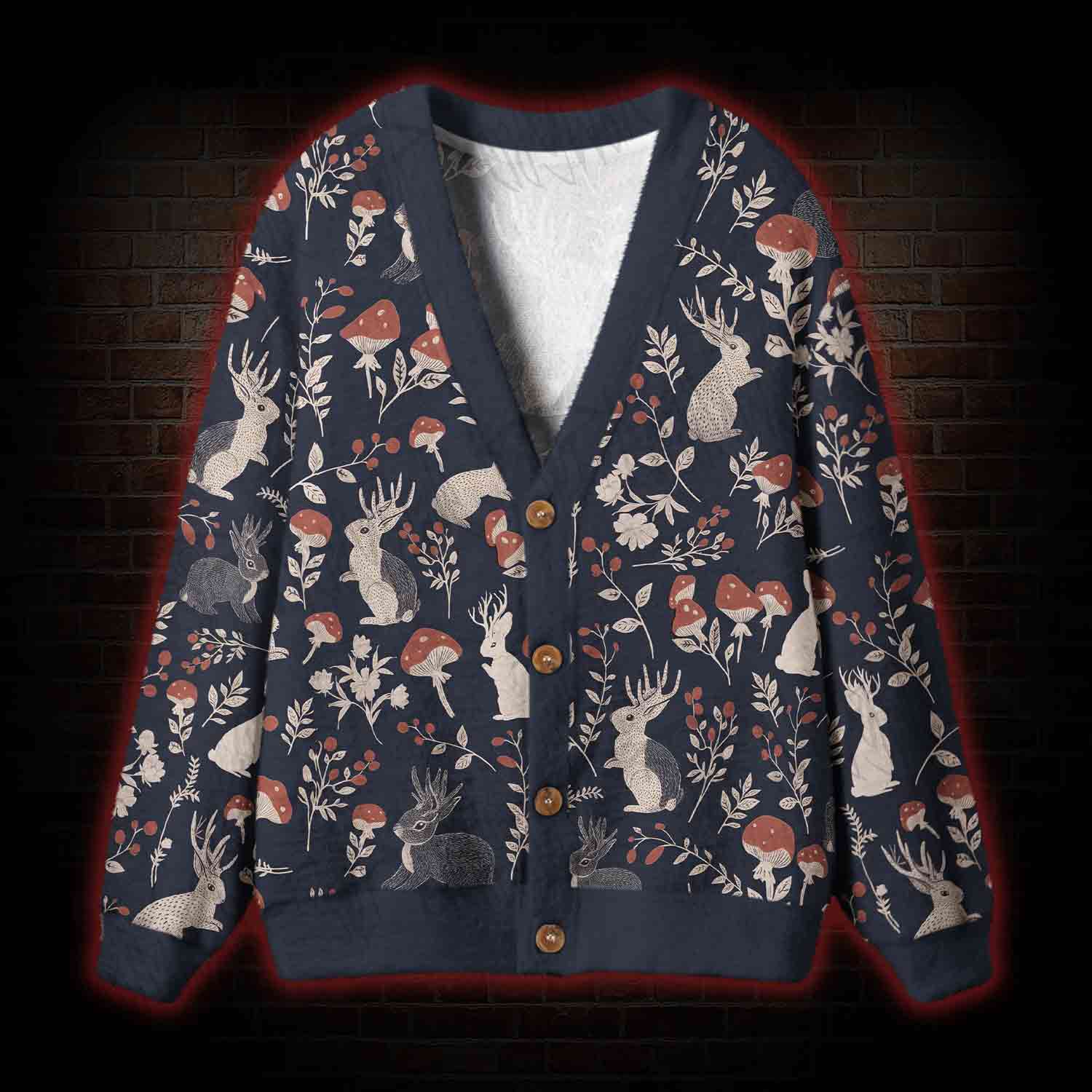 Jackalope Cardigan Sweater
