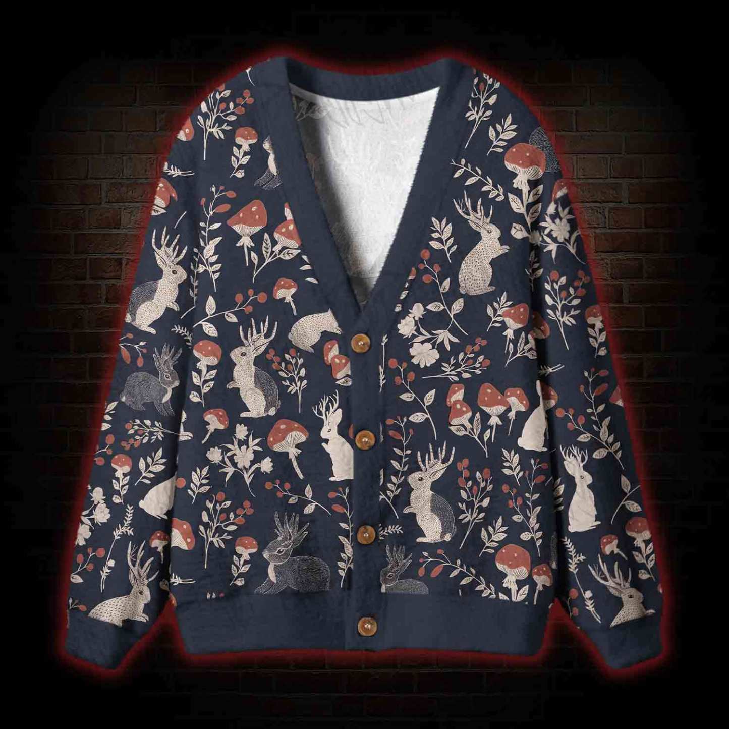 Jackalope Cardigan Sweater