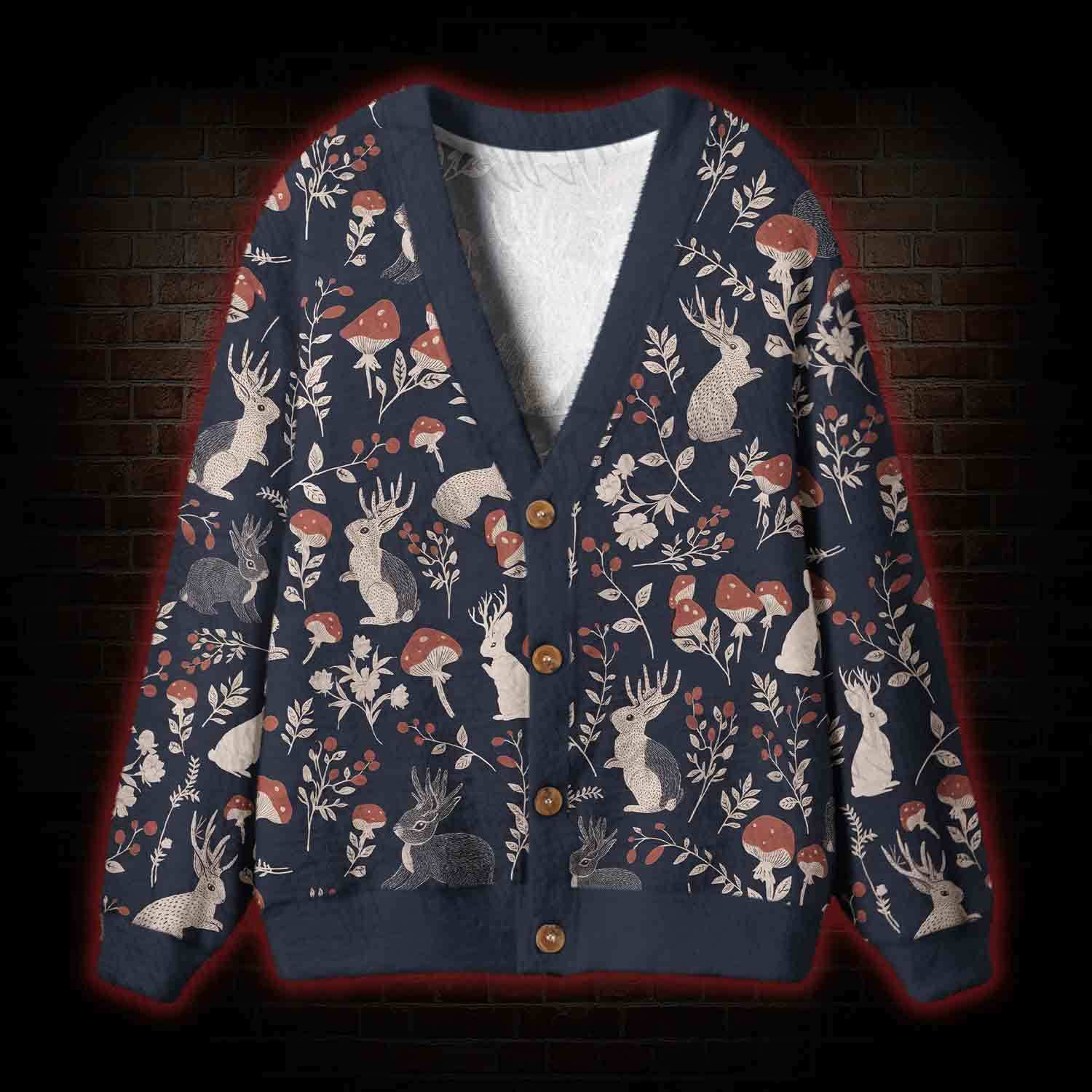 Jackalope Cardigan Sweater