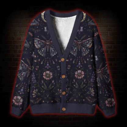 Moth and Botanical Cardigan Sweater