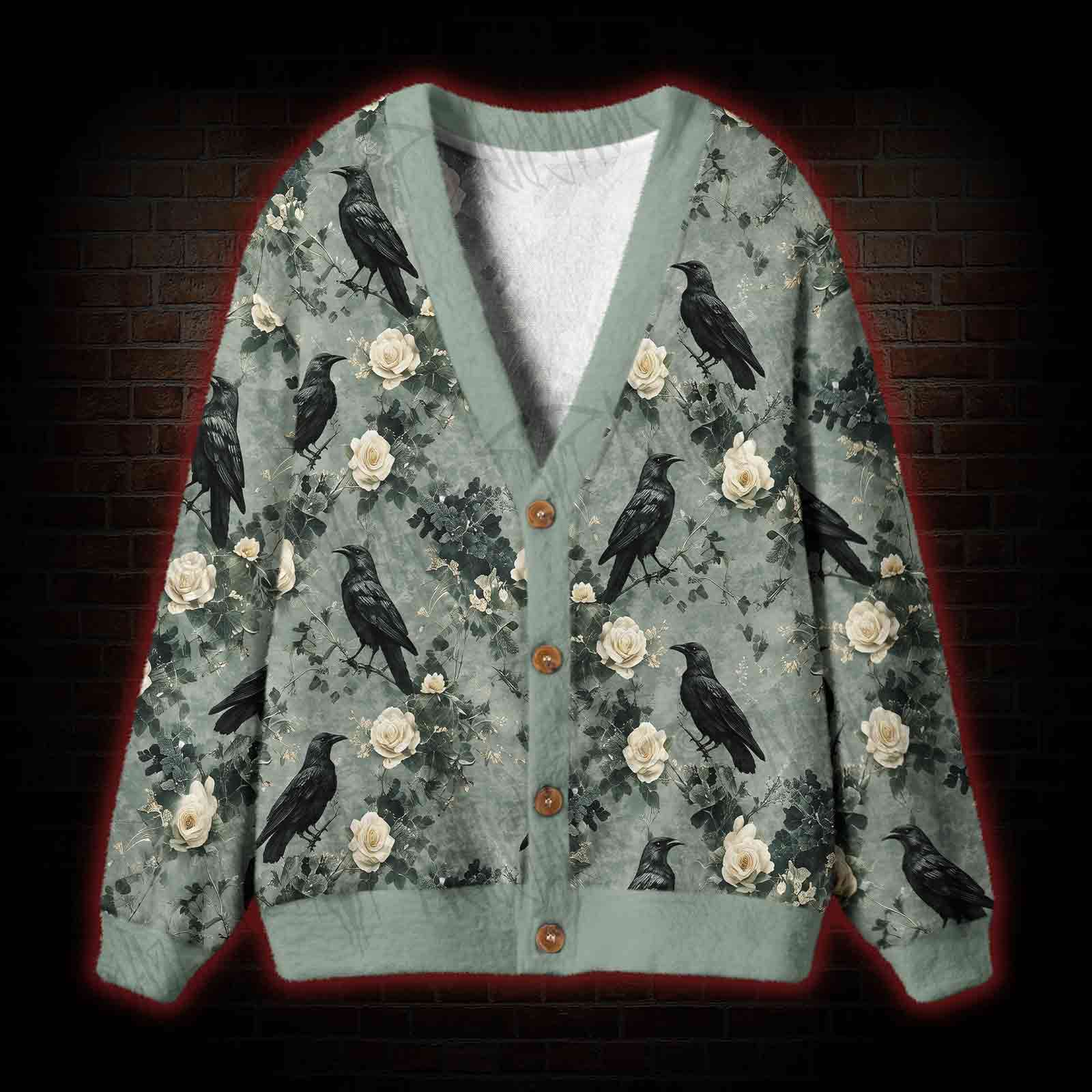 Raven's Requiem Cardigan Sweater