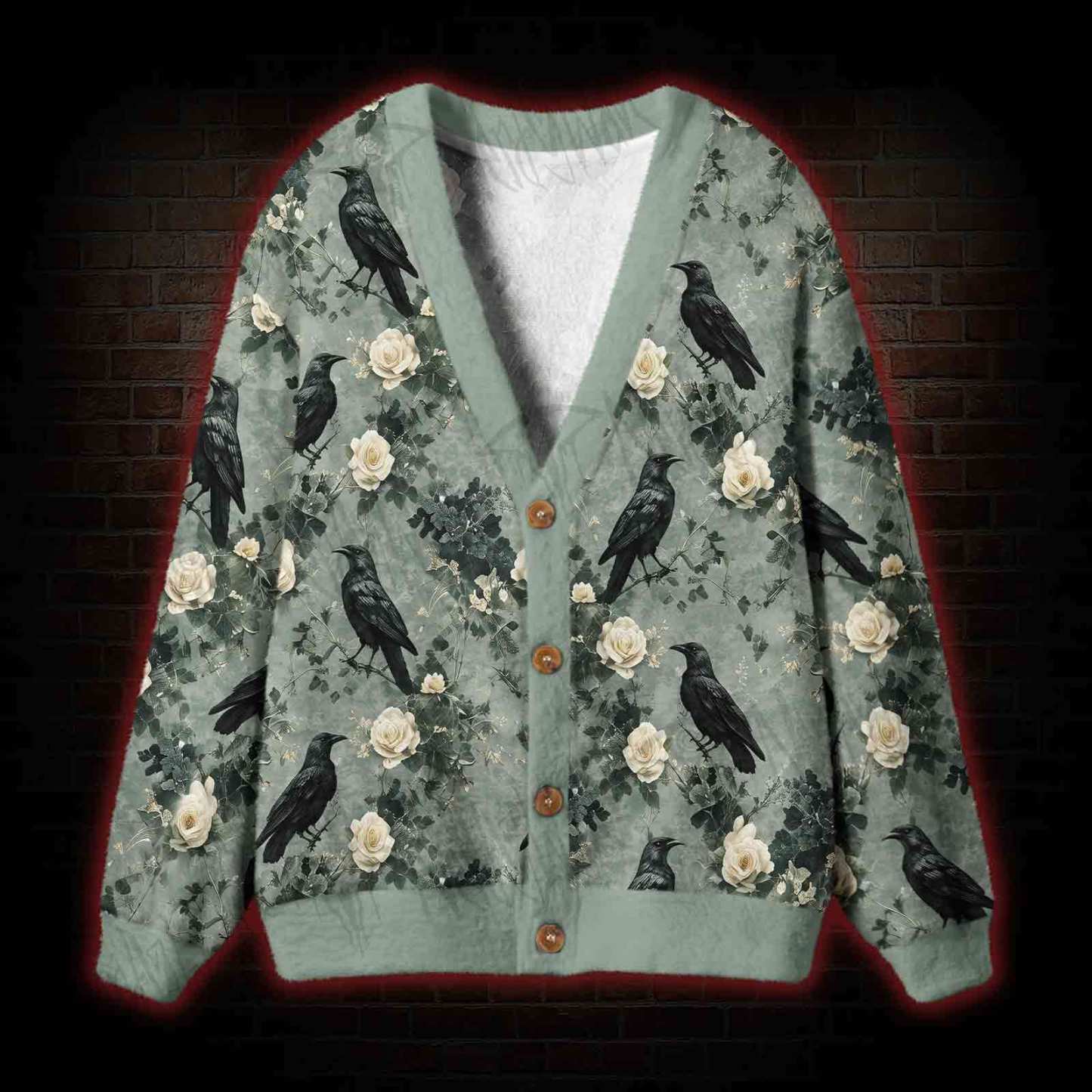 Raven's Requiem Cardigan Sweater