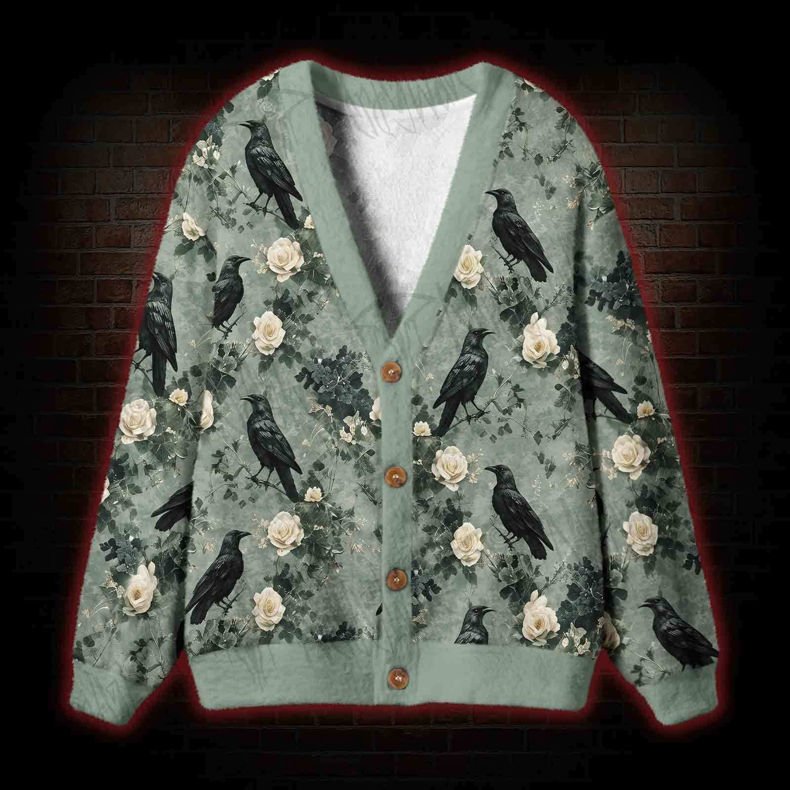 Raven's Requiem Cardigan Sweater