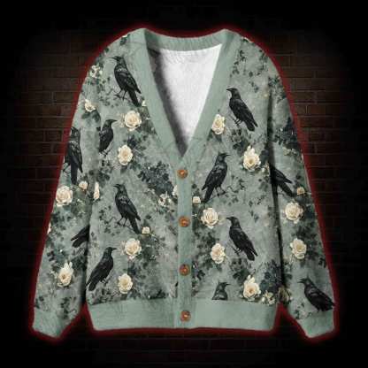 Raven's Requiem Cardigan Sweater