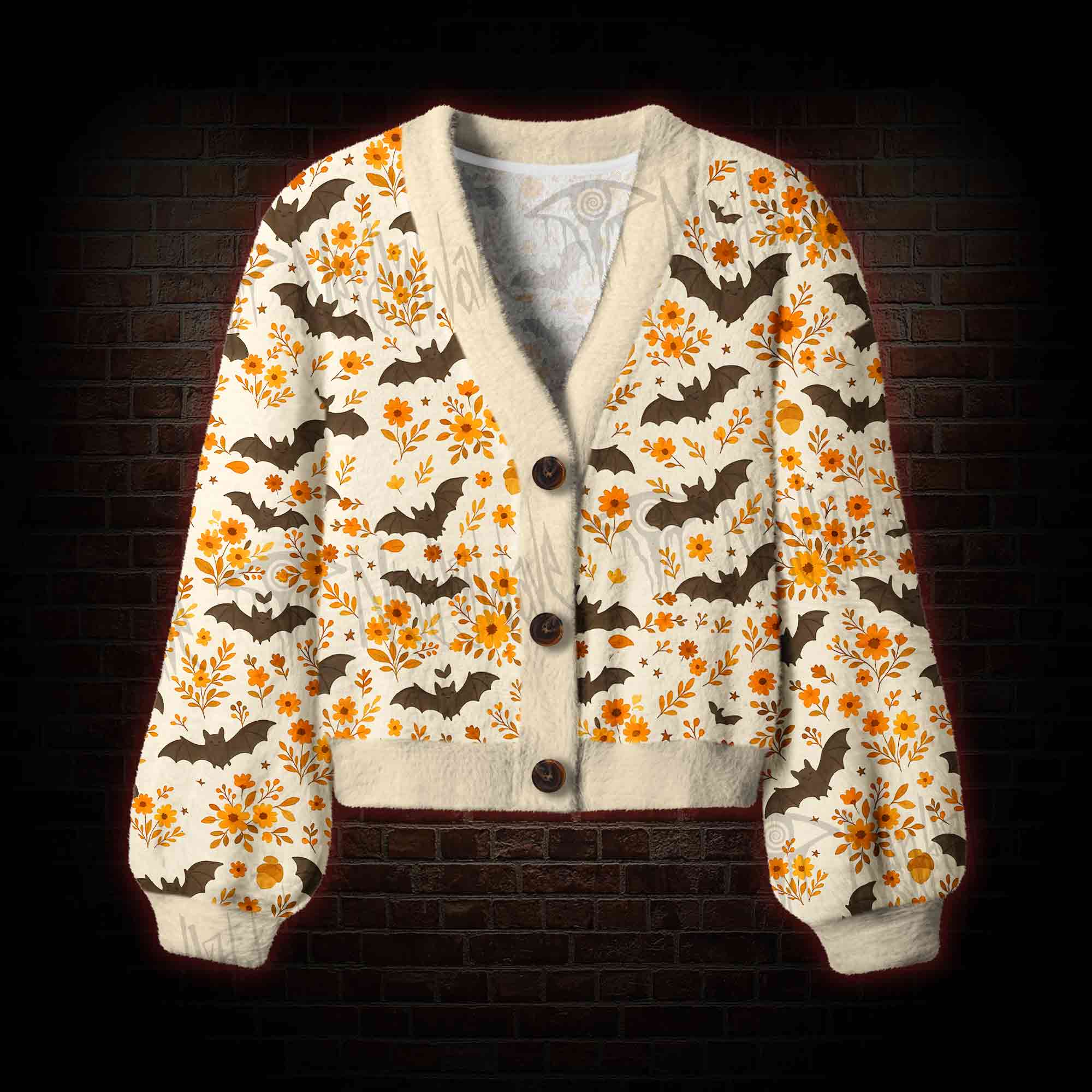 Batty Botanical Women's Cardigan Sweater
