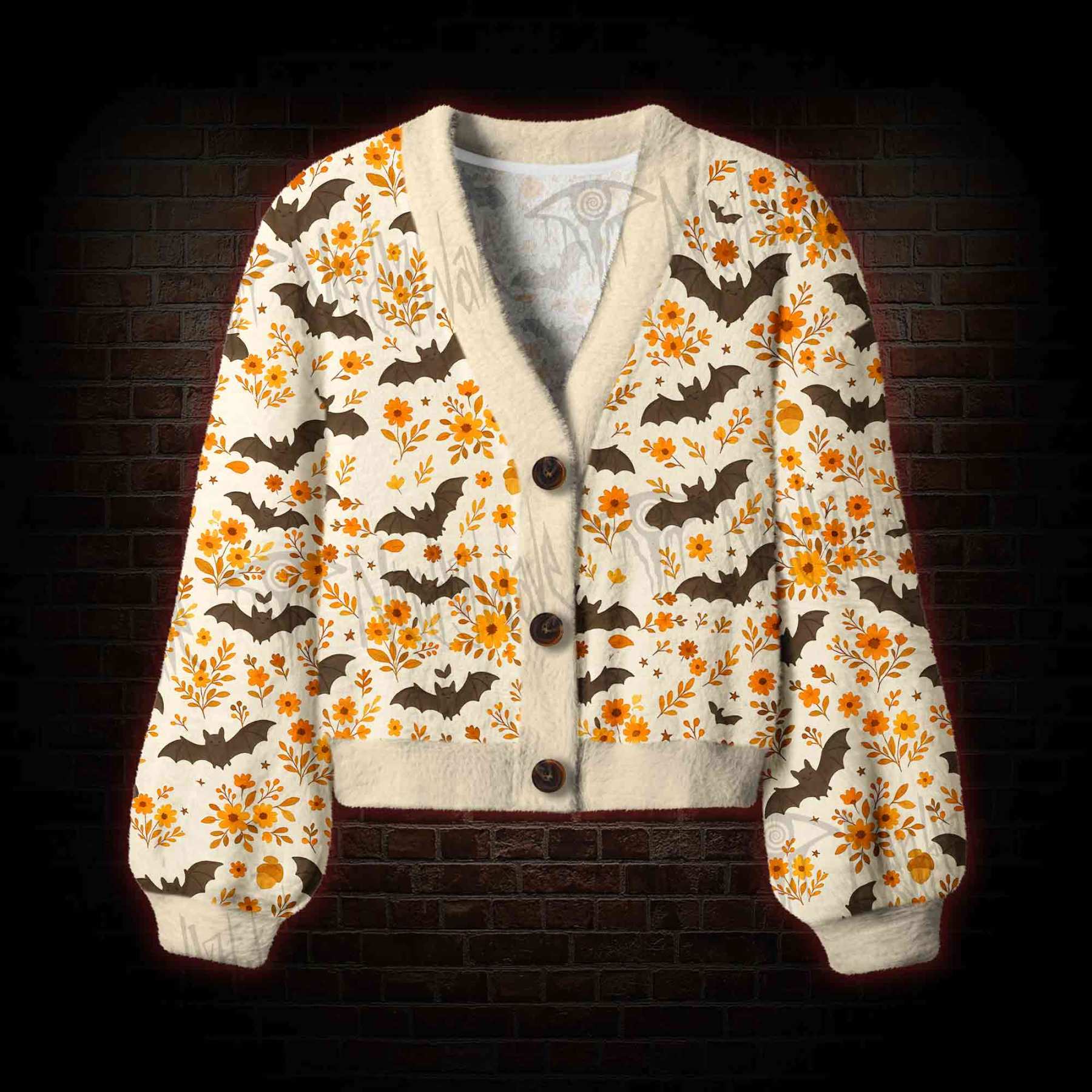 Batty Botanical Women's Cardigan Sweater