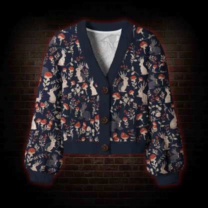 Jackalope Women's Cardigan Sweater