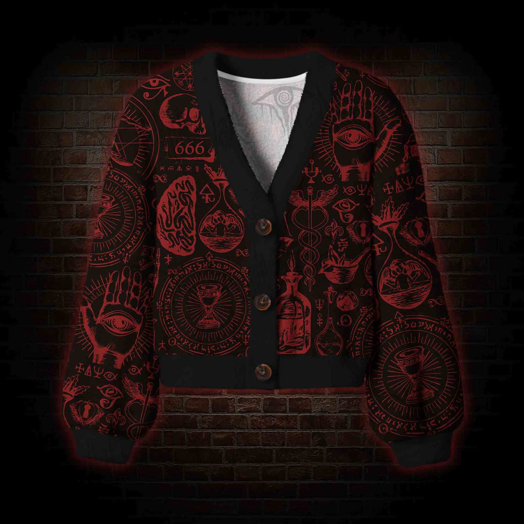 Occultism Women's Cardigan Sweater