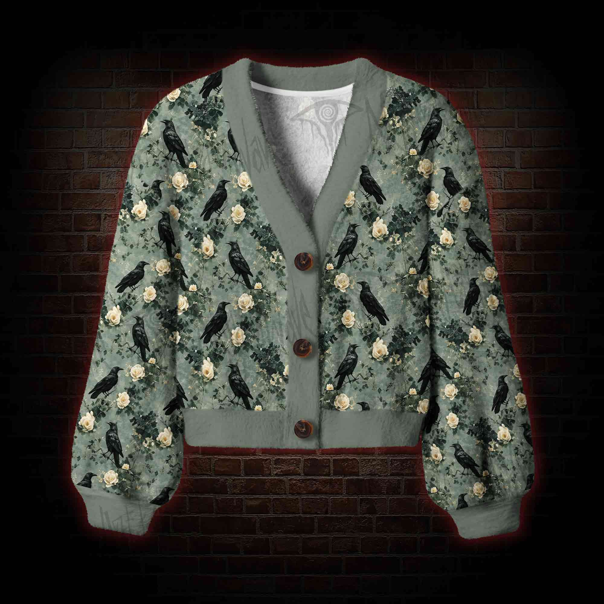Raven's Requiem Women's Cardigan Sweater
