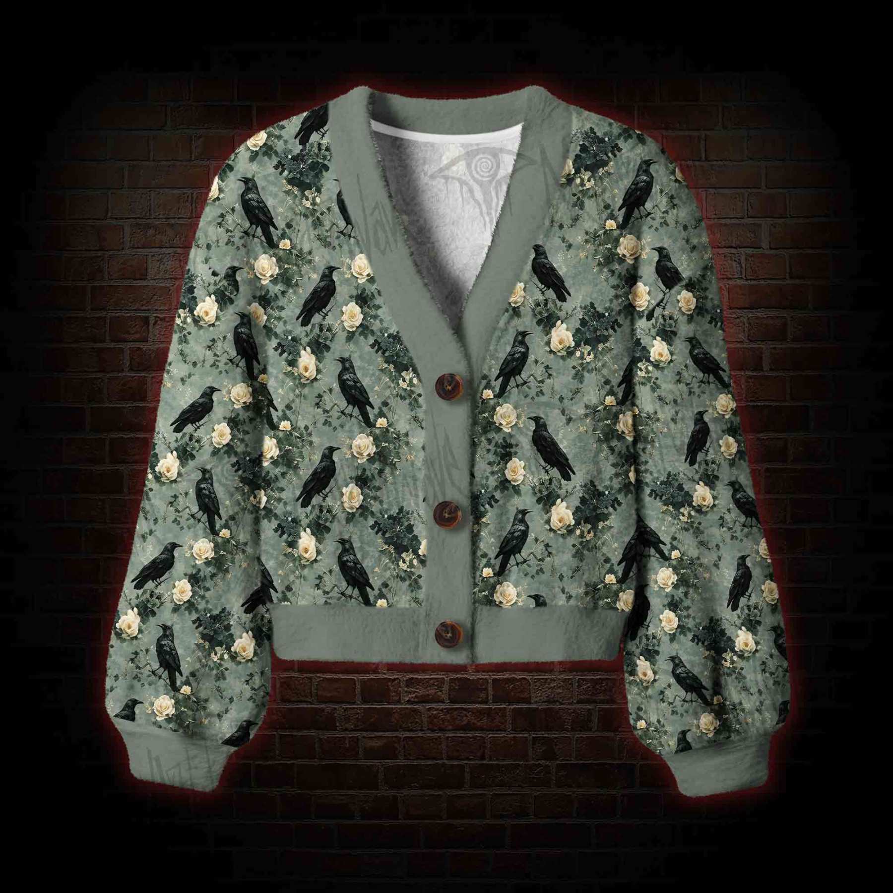 Raven's Requiem Women's Cardigan Sweater