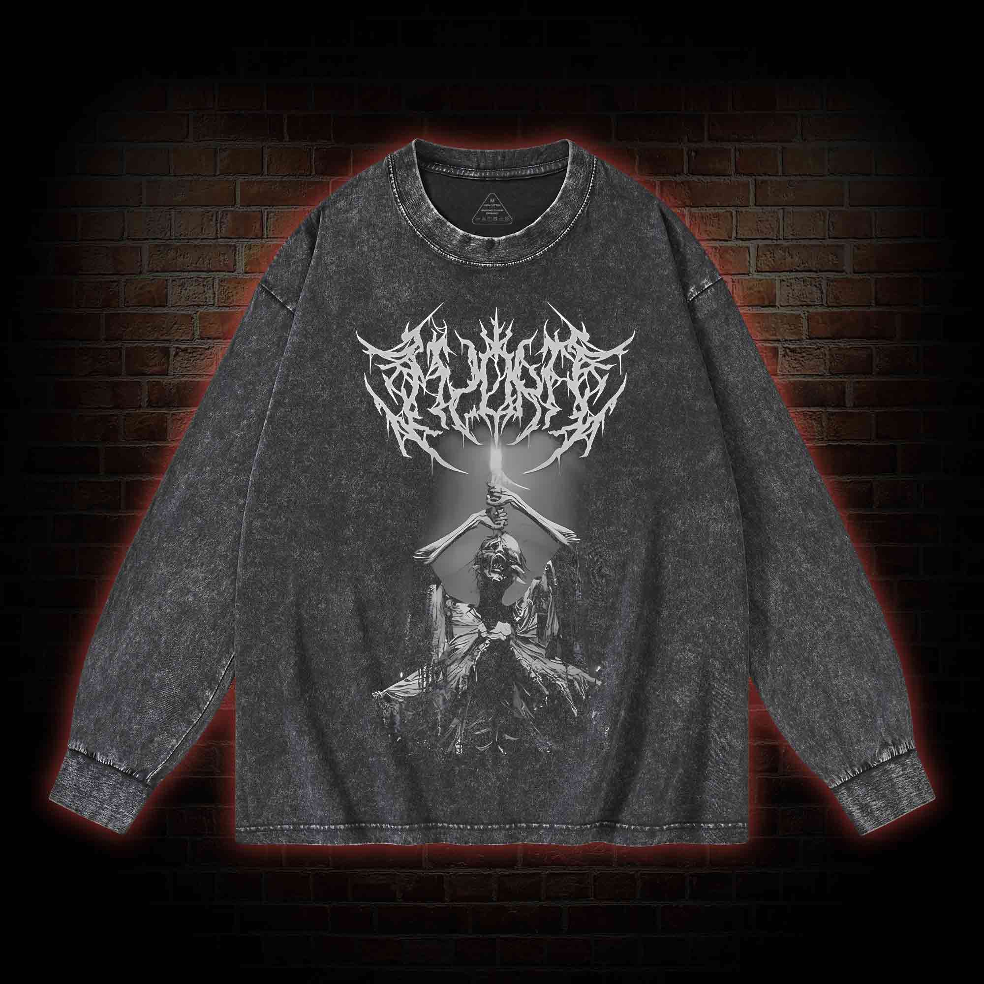Forgive Me Washed Long-Sleeve T-shirt