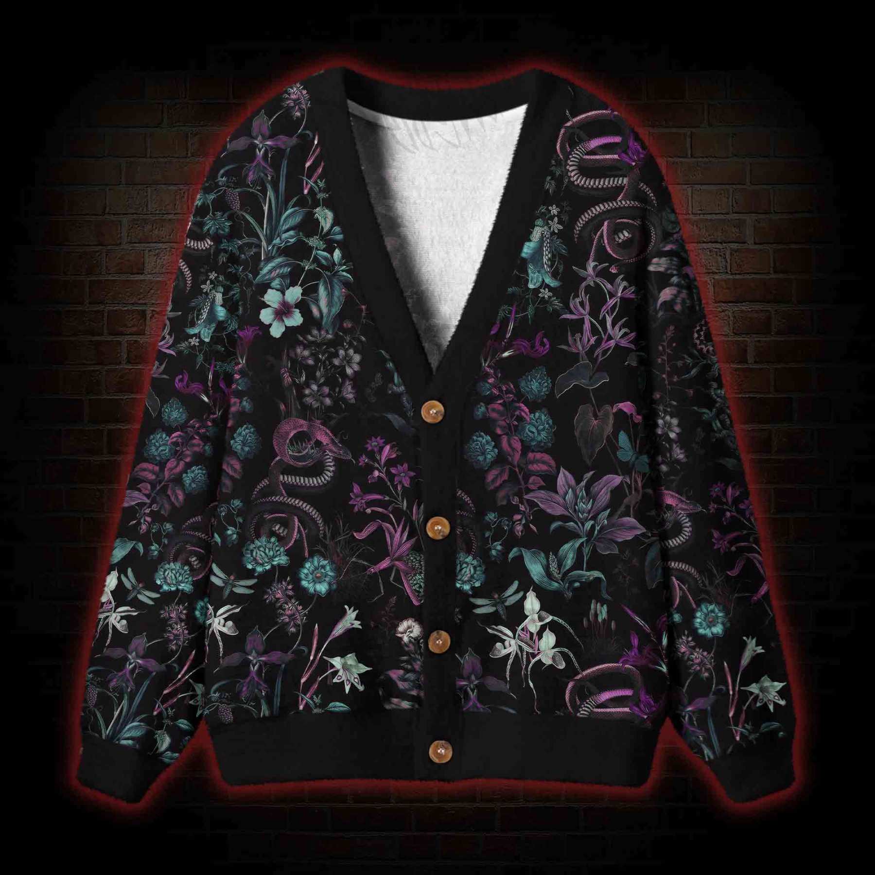 Forbidden Flora Cardigan Sweater