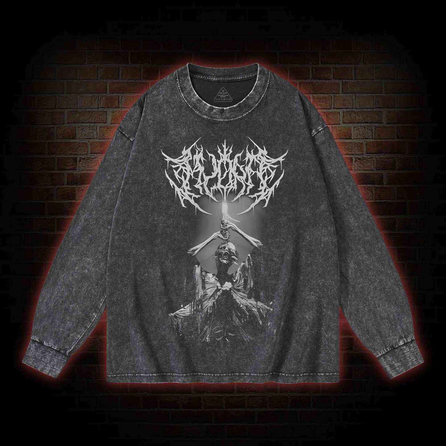 Forgive Me Washed Long-Sleeve T-shirt