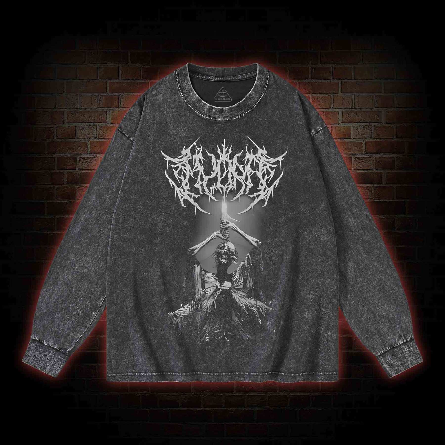 Forgive Me Washed Long-Sleeve T-shirt