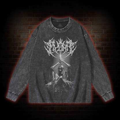 Forgive Me Washed Long-Sleeve T-shirt